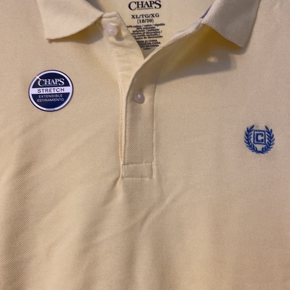 Chaps NWT mens polo; size xl - Picture 2 of 5
